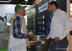 Bèta Industrie handed out syrup waffles and managed to get a lot of interested people to visit the stand.